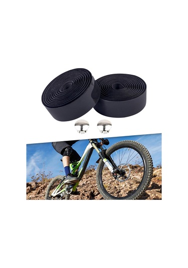 Homyl Bisiklet Gidon Bandı Açık Hava Aksesuarları Için Siyah Siyah
