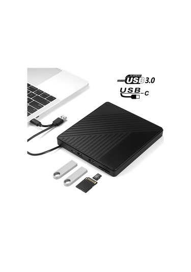 Sones Usb 3.0 Ve Type-c Dvd Sürücü Oynatıcı Harici Optik Sürücü