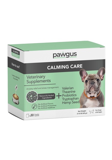Pawgus Veteriner Serisi Köpekler Için Duygu Durum Dengeleyici Stres Yönetimi Sakinleştirici Takviye 30 x 2 G