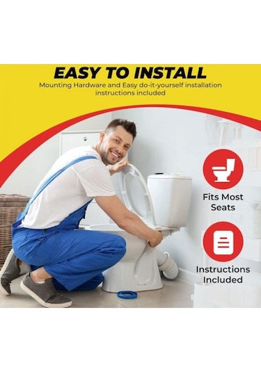 Klozet Kapağı Menteşesi Beyaz Plastik B Diğer