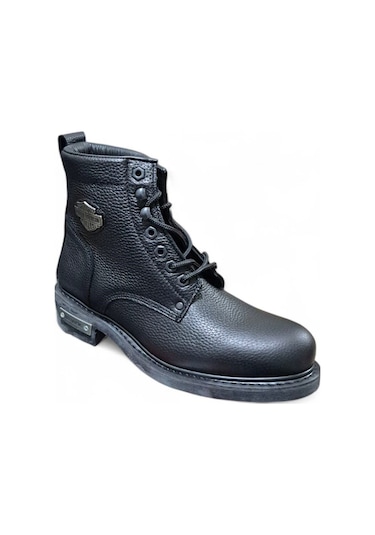 Harley Davidson Harley-davidson Gıbson Erkek Deri Bot Siyah