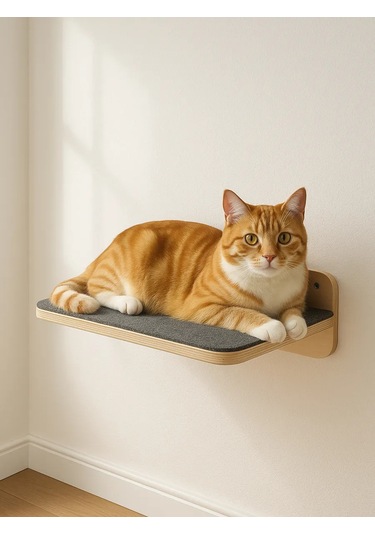 Go Cats Duvar Tipi Halı Kaplı Kedi Tırmanma Ve Dinlenme Rafı 430861490