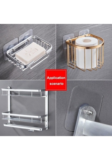 5/10/20 Adet Yüksek Kaliteli Yumruksuz Vidalar Güçlü Kendinden Yapışkanlı Vantuz Enayi Duvar Kanca Askı Mutfak Banyo Araçları 10 10mm Diğer