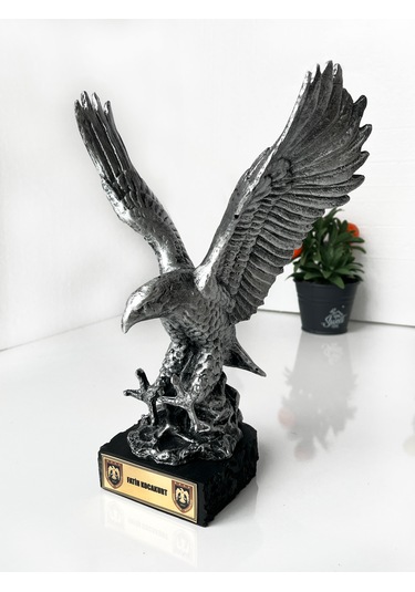 Türk Hava Kuvvetleri Askeri Kartal Hediyelik Ödül Figürü