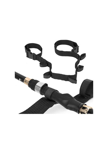 2 Paket Araba Olta Tutucu, 5 Çubuk Olta Depolama Raf,siyah