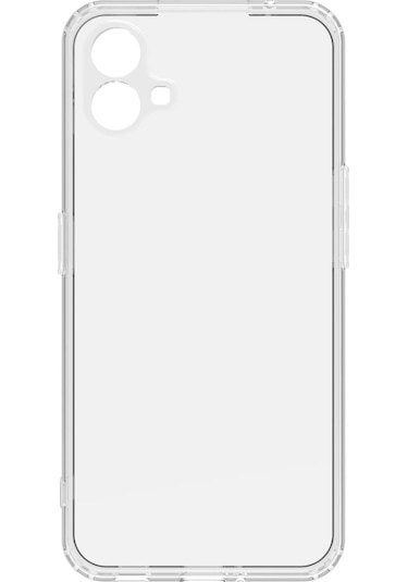 Nothing Phone 1 Kılıf Kamera Korumalı Silikon Arka Kapak Şeffaf