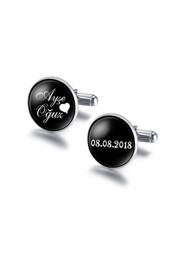 İsimli Tarihli Kol Düğmesi Kişiye Özel ler Kol Düğmeleri
