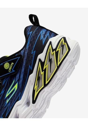 Skechers Light Storm 2.0 - Bolt-brights Büyük Erkek Çocuk Siyah Işıklı Spor Ayakkabı 400149l Bkbl Siyah