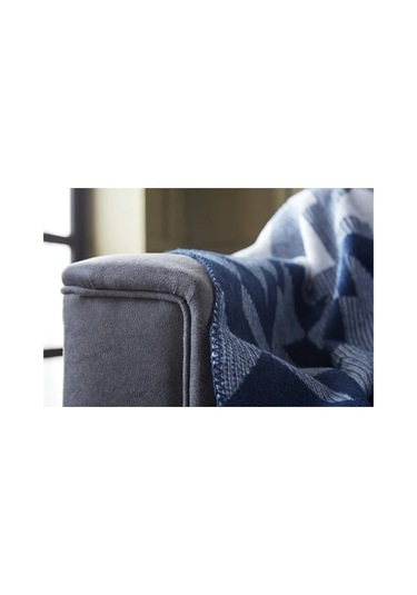 Doqu X Origami Battaniye Çift Kişilik Lacivert Diğer