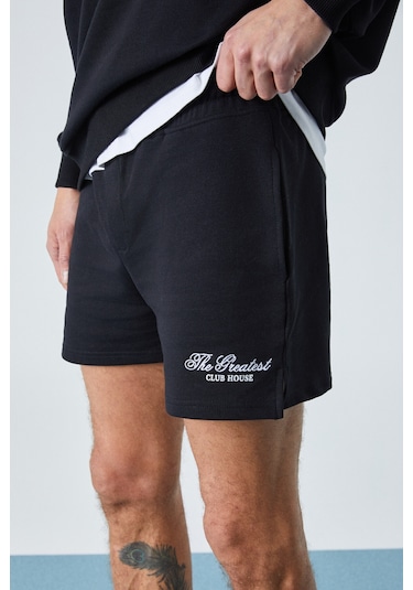 Federer Erkek Uzun Kollu Regular Bisiklet Yaka Siyah Eşofman Takımı