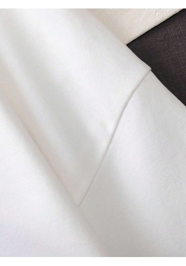 Coko Serisi Slogan Graphic Drop Shoulder Sweatshirt Beyaz--8451 Beyaz