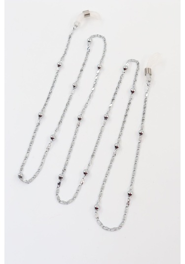 Çelik Gümüş Renk. Gözlük Zinciri. Özel Tasarım Steel. Gözlük Ipi. Gözlük Askısı. Unisex Gümüş