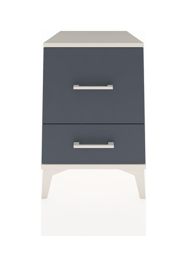 Kronos Komodin 2 Çekmeceli 44x59x64 Aytaşı-antrasit Aytaşı