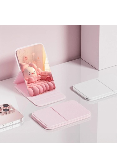 Taşınabilir El Mini Makyaj Aynası, Yurt Masası Ve Ofis Çok Renkli