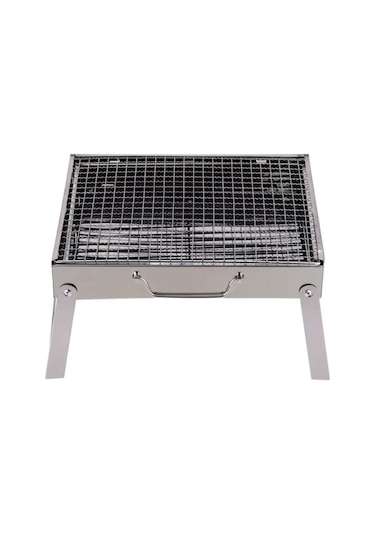 Portatif Katlanabilir Mangal - Madfox Roadtrip Bbq - Silver - 547306 Diğer