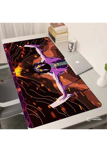 Laumango Titan Oyun Mouse Pad Xxl - Kaymaz Kauçuk Bilgisayar Halı, Klavye Destekli Gamer Aksesuar 60x30 Cm Fasulye Ezmesi Fasulye Ezmesi