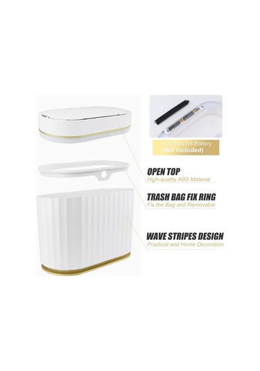 Qianfan Küçük Fotoselli Çöp Kovası, Akıllı Hareket Sensörü Çöp