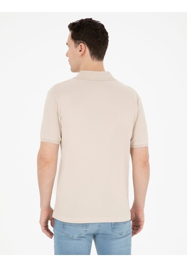 Pierre Cardin Erkek Taş Tişört Basic 50280754-vr049
