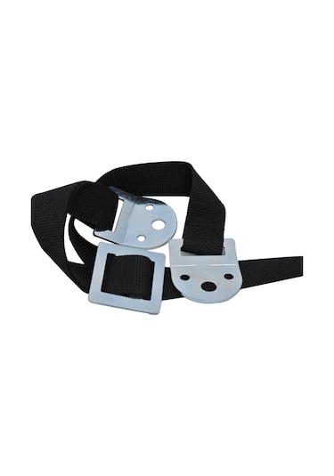 Portakal Safety Eşya Tv Sabitleme Deprem Güvenliği Kayışı Metal Başlıklı Siyah