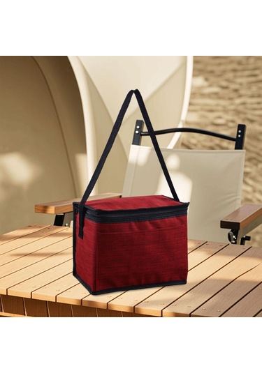 Dolıty Soğutucu Tote Çanta Omuz Askılı Kırmızı Kırmızı