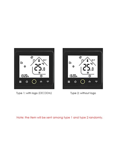 Vkemall Wi-fi Akıllı Termostat Sıcaklık Kontrol Cihazı App Kontrolü 5A Alexa İle Uyumlu / Ev Suyu / Gaz Kazanı