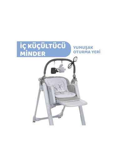 Chicco Polly Magıc Relax Lıght Grey- Toybar-pr 05079502280000