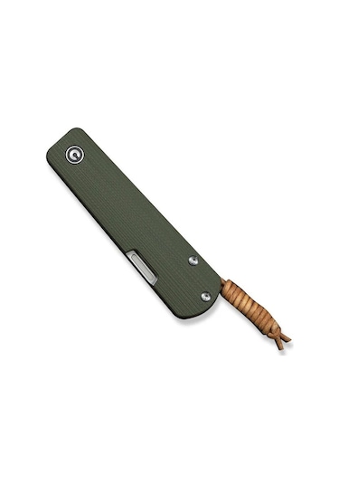 Civivi Slippy Sendy Milled Green & Red G10 Handle Satin Finished Nitro-v Blade Kamp Çakı Yeşil