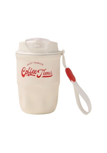 Büzme Ipli, Taşınabilir, Yüksek Görünümlü Öğrenci Su Bardağı Qacp2p Beyaz