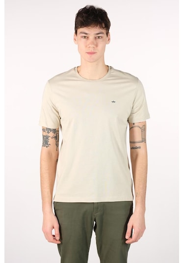 Arma Erkek Büyük Beden Bisiklet Yaka Tişört Y22374868501 Bej Arma Erkek Büyük Beden Bisiklet Yaka Tişört Y22374868501 Bej