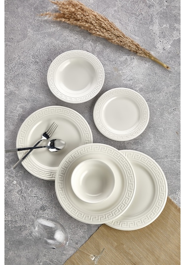 Cooker 6 Kişilik Milano 24 Parça Yemek Takımı Ckr4003