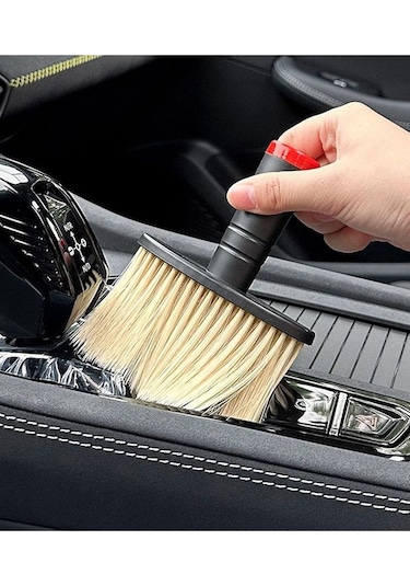 Araç Oto Araba Klima Havalandırma Detaylı Temizlik Fırçası Premium Yumuşak Tüylü Saplı
