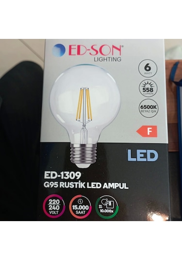 Ed-son 6 W Globe Led Ampul 6500k Beyaz Işık