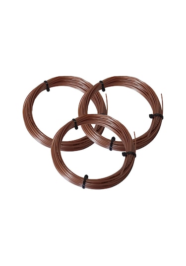 3 Adet Luxilon 130 Element Raket Kordajı 1,30 mm. 12 Metre Bordo