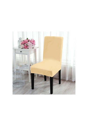 Fosenze Yüksek Omuzlu Otel Ofis Restoran Sandalye Kılıfı - Basit Tek Renkli, Esnek Dokulu, Kaymazsız, Tüm Yüzeyli Örtü - 21 Renkten Seçim Diğer