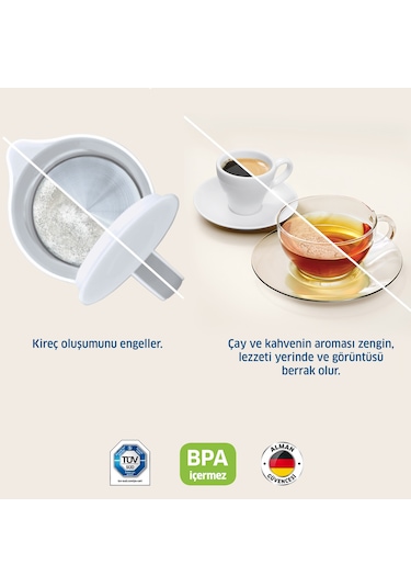 BRITA Aluna Cool Filtreli Su Arıtma Sürahisi - Beyaz