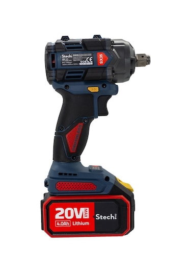 Stechend SX35-2x4.0 Darbeli Somun Sıkma 1/2" 500Nm 20v 4.0Ah