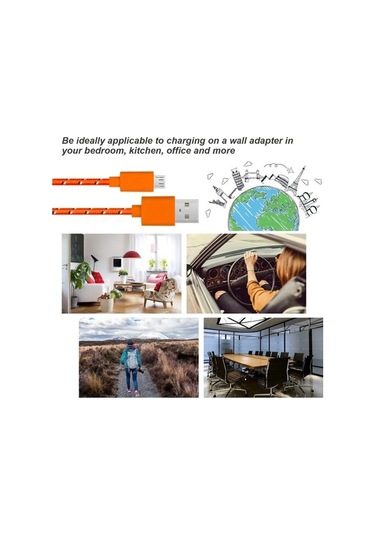 Tongxida 3m/2m/1m Mikro Usb 2.4a Hızlı Şarj & Veri同步 Kablosu - Rose Red - Mobil Cep Telefonu İçin