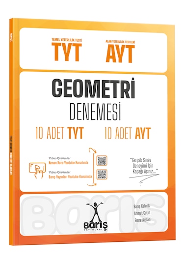 Barış Yayınları TYT-AYT Geometri Denemesi 10 Adet TYT 10 Adet AYT