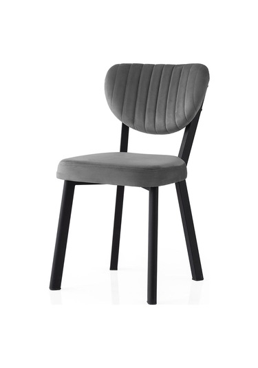 Olivya Sandalye, Siyah Metal Antrasit