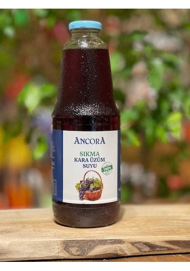 Ancora Sıkma Kara Üzüm Suyu 1 Lt X 6 Adet