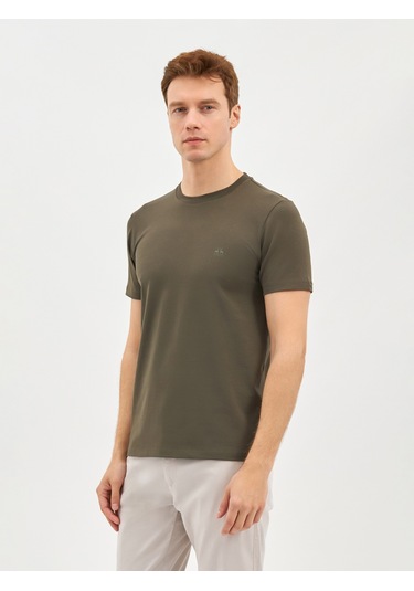 Karaca Erkek Modern Fıt Tişört-haki 11.25s.06.623 Haki