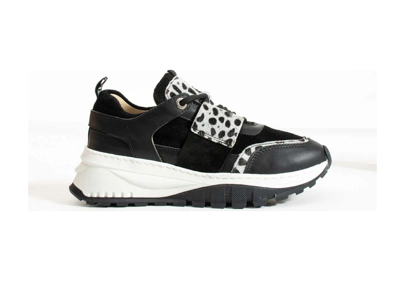 Bestello Bağcıklı Termo Taban Sneaker 331-22630-30 Kadın Ayakkabı Siyah