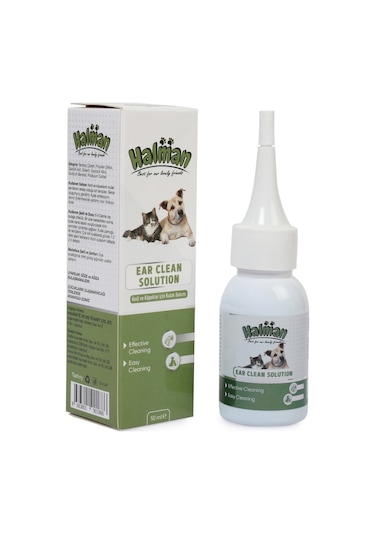 Halman Ear Clean Solution Kedi Kulak Temizleme Solüsyonu 50 ML