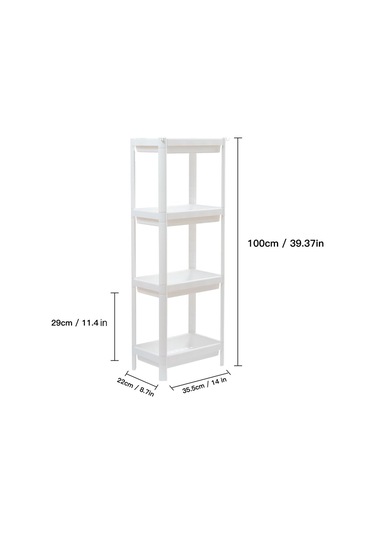 4 Katmanlı Banyo Mobilya Depolama Rafı Çamaşır Odası Diğer