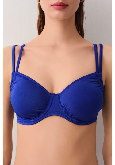 Suwen Balenli Körüklü Toparlayıcı Bikini Üst Sbn25940c982 Saks