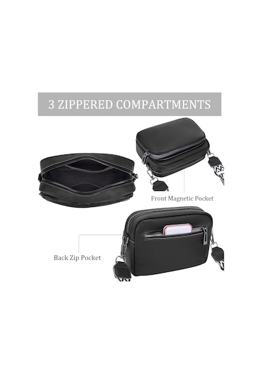 Kadınlar İçin Çapraz Askılı Çanta, Hakiki Deri Kamera Çantası Bayan Çapraz Askılı Çanta, Ayarlanabilir Ve Çıkarılabilir Geniş Askılı Küçük Omuz Çantası B-siyah A387 Siyah Kadınlar İçin Çapraz Askılı Çanta, Hakiki Deri Kamera Çantası Bayan Çapraz Askılı Çanta, Ayarlanabilir Ve Çıkarılabilir Geniş Askılı Küçük Omuz Çantası B-siyah A387 Siyah