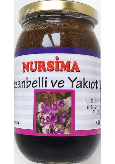 Nursima Hazanbelli Yakıotlu Bitkisel Karışımlı Macun 420 G