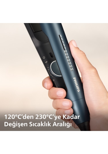 Philips Saç Düzleştirici BHS732/00, Bukle Özelliği, Argan Yağı Katkılı, UV Koruması