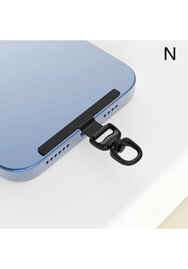 Goldenqian 0.3 Mm Sağlam Metal Cep Telefonu Tether Tab 360 Derece Rotasyon Telefon Asılı Askı Contası Yedek Telefon Kordon Yama Klip A14 A14