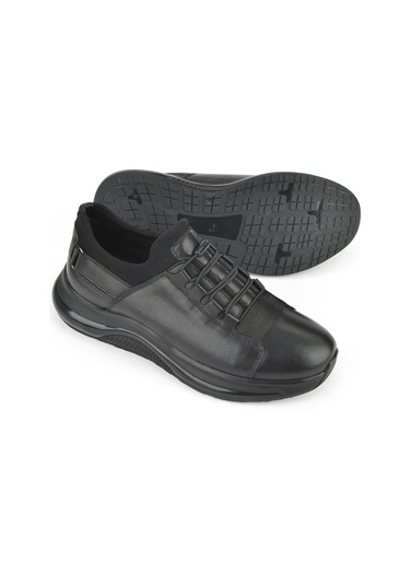 Ziya, Erkek Hakiki Deri Sneaker 153423z703 Siyah 153423z703 000 Siyah